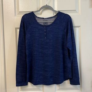 MUK LUKS Extra Soft Long Sleeve Shirt